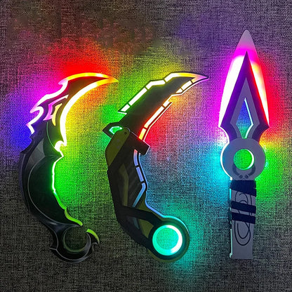 Aura-Sync Luminous Kunai – 22cm